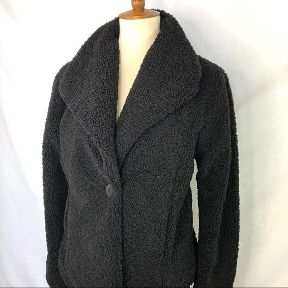 ANTHROPOLOGIE SANCTUARY SINGLE BUTTON TEDDY JACKET - Picture 6 of 14